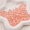 Perline per fai-da-te con design a doppio strato e anima rosa tenue per gioielli - Rosa Arancio Trasparente