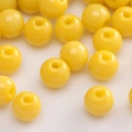 Perles de rocaille jaune vif 2-4mm avec finition polie pour la création de bijoux - Style #32