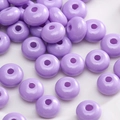 Perline viola 2-4mm lucide per creazione gioielli fai-da-te e catenine per cellulari - Stile 30-Perlina ad Abaco Lilla