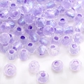 Perline di vetro viola sfaccettate con effetto AB cangiante per gioielli e braccialetti - Stile 32-Lavanda Chiaro Cangiante Sfaccettato