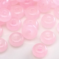 Perline di vetro rosa traslucido 2-4mm per la creazione di braccialetti fai-da-te e gioielli - Stile 32 (32)