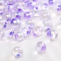 Perline in vetro viola 2-4mm con effetto AB per gioielli fai da te e braccialetti - Stile 36-Viola Cangiante Traslucido