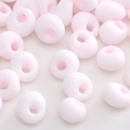 Perline di vetro rosa pastello opaco 2-4mm per la creazione di gioielli fai-da-te - Stile 37 (37)