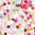 Colorful star shaped ABS pearl beads for DIY craft and nail art decoration - Star Style / 6mm (Approx. 200 Pieces/Pack) / Random Mixed Colors