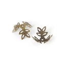 DIY jewelry making supplies vintage bronze flower bead caps with hollow petal design - Petal Style / 14MM (300 Pieces/Pack) / Antique Bronze