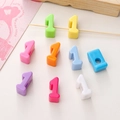 DIY acrylic number 1 beads in mixed vibrant colors for handmade bracelet jewelry - Number 1