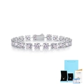 Detailansicht von S925 Silber Moissanit Tennisarmband mit GRA-Zertifikat und Geschenkverpackung - 0.30 Karat - 18cm / S925 Silber Moissanit-Tennisarmband mit GRA, Zertifikat & Geschenkbox
