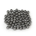 Perline rotonde in plastica CCB grigio canna di fucile per creazione gioielli fai da te - Diametro 4mm, Foro 1.2mm, 300 Pezzi/Confezione / Canna di fucile