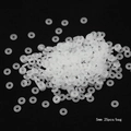 Joint torique en silicone translucide 5mm pour création bijoux et accessoire DIY antidérapant - Style 5mm