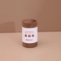 Minimalist black walnut wood essential oil diffuser in a cylindrical shape - Walnut Wood 5x3cm