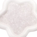Perline a tubo in acrilico trasparente da 4mm per gioielli fai-da-te e collane - 10g/Confezione Circa 300pz / Chiaro