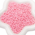 Perles intercalaires roses cylindriques en acrylique de 4mm pour bijoux DIY - 10g/Paquet Environ 300pcs / Rose