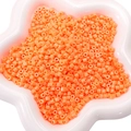 Perles à repasser orange de 4mm en plateau étoile pour création de bijoux DIY créatifs - 10g/Paquet Environ 300pcs / Orange
