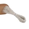 1mm cream white waxed cotton cord for DIY jewelry making and braided bracelets - 1mm Diameter Approx 60m Per Pack / Off White
