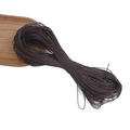 1mm dark brown waxed cotton cord spool for DIY handmade jewelry and beaded bracelets - Diameter 1mm, Approx. 60m/Pack / Coffee