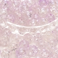 Lilac crackle glass beads 10mm round spacer beads for DIY bracelet and jewelry making - 20Pcs/Pack / Purple