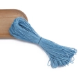 Light blue 1mm handmade waxed cotton cord bundle for DIY jewelry and beaded bracelets - Diameter 1mm, Approx. 60m/Pack / Lake Blue