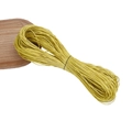 Ginger yellow 1mm handmade woven cotton wax cord roll for DIY jewelry bracelet - Diameter 1mm, Approx. 60m/Pack / Yellow