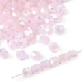 Roze gefacetteerde kristalglas kralen met AB-coating voor DIY-sieraden en handwerk - 5x6mm (20 Stuks/Verpakking) / Roze Jade AB