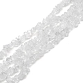 Polished transparent clear irregular quartz stone beads for handmade jewelry DIY - 5-10mm (Hole Size approx 1mm, Length approx 80cm, Approx 200 pcs) / Clear White