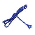5mm blauw en wit gevlochten polyester koord met kern voor doe-het-zelf en knutselwerk - Diep Koningsblauw