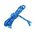 5mm blauw gevlochten polyester touw met wit stippatroon voor doe-het-zelf en binden - Hemelsblauw