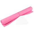 Pink DIY non-woven felt fabric roll with 50x40cm sheet and plastic template tool - Pink