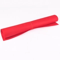 Rollo individual de fieltro no tejido rojo vibrante para manualidades y decoración festiva - 1 Pieza / Rojo