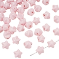 Perline a stella in acrilico rosa per gioielli fai-da-te, perline sfuse da 11x11mm - 11x11mm (5 pezzi/confezione) / Rosa chiaro