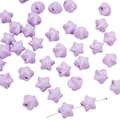Perline acriliche a stella viola 11x11mm per la creazione di gioielli fai-da-te e hobby - 11x11mm (5 pezzi/confezione) / Viola
