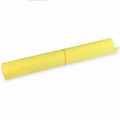 Rollo de tela no tejida amarillo brillante con cordón naranja para manualidades y bricolaje - 1 Pieza / Amarillo
