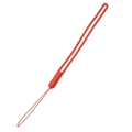 Vibrant red liquid silicone wrist strap for phones and DIY keychain accessories - Length 20cm / Red