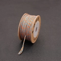 Cordon en coton torsadé orange et bleu 1,5 mm pour bijoux DIY et breloques de téléphone - 1.0mm/25m / Mandarine