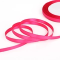Dunkelrosa Satinband Rolle für handgefertigte DIY-Bastelarbeiten und elegante Haarschleifen - Breite 3mm / Rosarot ca. 22,8 m