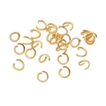 Gepolijste gouden open buigringen voor DIY-sieraden en het maken van kettingen - Koperen Buigringen / 0.7x5mm / Goud