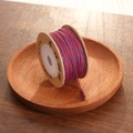 Cordino di cotone intrecciato a mano 1,5mm rosso e blu su bobina di carta per hobby fai-da-te - 1.0mm/25m / Viola Imperiale