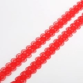 Vibrant red floral lace trim ribbon for DIY hair accessories and garment decoration - Width 15mm 4.5m / Red