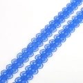 Vibrant royal blue floral lace ribbon for DIY hair accessories and sewing crafts - Width 15mm 4.5m / Sapphire Blue