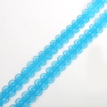 Bright blue scalloped embroidery lace ribbon for DIY hair accessories and crafts - Width 15mm 4.5m / Lake Blue