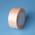 Champagnerrosa Satinband Rolle aus Polyester für DIY Bastelarbeiten und Geschenke - Breite Version / Hellrosa