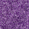 4mm faceted purple glass seed beads with sparkling glitter for DIY jewelry making - Magenta