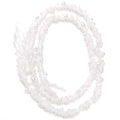 White faux pearl woven beads for jewelry making and diy craft accessories decoration - Approx 7mm Wide (Polyester + 2mm Glass Beads + 4mm Artificial Pearl) 50cm Pack / White