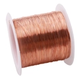 Single roll of copper color jewelry wire on white spool for DIY crafting projects - 0.3 / 87 / Copper