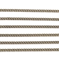 Antike Messing Bordsteinkette Verlängerung für DIY Schmuck und Halskettenbau - Antikbronze