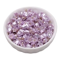 Pearlescent purple lily of the valley acrylic flower charms with gold jump rings - Lily Of The Valley Purple