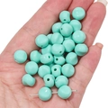 Perles en acrylique vert menthe irrégulières pour la fabrication de bijoux DIY - Vert