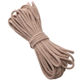 Geflochtenes Baumwollseil in Hellkhaki für handgemachten DIY-Schmuck und Handwerk - 3mm, 10m/Packung / Khaki