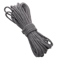3mm dunkelgraue geflochtene Baumwollschnur für DIY-Bastelarbeiten und Accessoires-Zubehör - 3mm, 10m/Packung / Dunkelgrau
