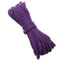 Dunkelviolettes 3/4mm geflochtenes Baumwollseil Bündel für Bastelarbeiten und DIY - 3mm, 10m/Packung / Dunkellila