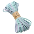 Cordoncino in cotone intrecciato 4mm sfumato blu e viola per gioielli fai da te e artigianato - 10 Metri/Borsa / 3# Sistema Blu Viola